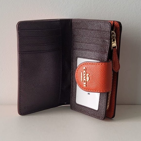 (SOLD) $108 *NEW* COACH Mango Corner Zip Wallet - Picture 2 of 7